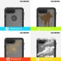 Case for iPhone 7/8 Plus Waterproof Underwater Sealed Snowproof BlackTranslucent