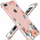 iPhone 7/8 Case Flower Pattern Soft Flexible TPU Ultra Thin Summer/Yellow
