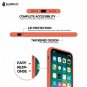 iPhone Xs Max Case Liquid Silicone Rubber Protective Soft Microfiber Nectarine