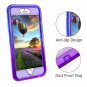 iPhone 7/8 Plus Case Protective Glitter Heavy Duty Protective TPU Blue Purple