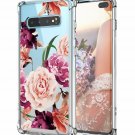 For Galaxy S10 Plus Shockproof Series Hard PCTPU Bumper Protective Crystal