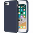 iPhone 7/8 Case Silicone Gel Rubber Bumper Hard Shell Shockproof Dark Blue