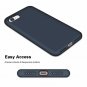 iPhone 7/8 Case Silicone Gel Rubber Bumper Hard Shell Shockproof Dark Blue