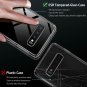 For Galaxy S10 Case 9H Tempered Glass Hybrid Back Cover Soft TPU Bumper Clear
