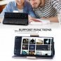 Samsung Galaxy Note 10/5G Case Wallet Kickstand Leather Carved Flower Black