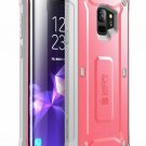 For Galaxy S9 Case BuiltIn Screen Protector Fullbody Rugged Holster 2018 Pink