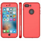 iPhone 7/8 Plus Waterproof Case Photos or Videos During Deep Diving Red  Gray