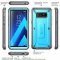For Galaxy Note 8 Case Builtin Screen Protector FullBody Rugged Holster Blue