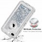 iPhone 7/8 Plus Case Protective Glitter 3D Quicksand Protective TPU Silver