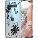 For Galaxy S10 Plus Shockproof Series Hard PCTPU Bumper Protective 6.4 Crystal