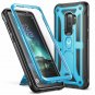 Galaxy S9 Plus Case Kickstand with Builtin Screen Protector Shockproof Blue