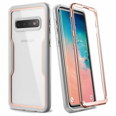 Galaxy S10 Case Protection Full Body Shockproof Slim Fit Without Builtin Gray