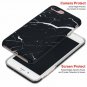 iPhone 7/8 Case Matte Finish Cute SlimFit Shockproof Flexible TPU Black Marble
