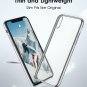 iPhone X/Xs Case Soft TPU Clear Stylish Cover AntiFalling Metal Silver White