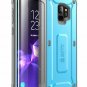 For Galaxy S9 Case BuiltIn Screen Protector Fullbody Rugged Holster 2018 Blue