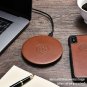Case iPhone 8/7 Wallet Vegan Leather,Magnetic Detachable Shock Proof Caramel