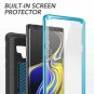 Galaxy Note 9 Case Kickstand Full Body Builtin Screen Protector Shockproof Blue