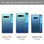Case for Galaxy S10 Wallet Card Holder ID Slot Sliding Door Anti Scratch Purple