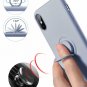 iPhone X/Xs Case Liquid Silicone with Ring Holder Kickstand Soft Slim Gray