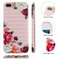 Case iPhone 7/8 Plus Blooming Around Gloosy Hard Back TPU Bumper Protection Pink