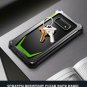 Galaxy S10e Case Rugged Poetic FullBody Hybrid Bumper Builtin Screen Green