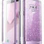 Samsung Galaxy Note 9 Case FullBody Glitter Bumper Protective TPU Bumper Purple