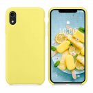 Case For iPhone XR Soft Liquid Silicone Slim Rubber Shockproof Protective Yellow