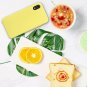 Case For iPhone XR Soft Liquid Silicone Slim Rubber Shockproof Protective Yellow