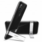 iPhone Xs Max case Metal Kickstand Vertical and Horizontal Stand Flexible  Black
