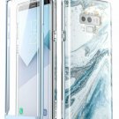 Samsung Galaxy Note 9 Case Full Body Glitter Bumper Protective TPU Bumper Blue