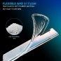 Samsung Galaxy Note 10 Case AntiFingerprint Soft Rubber TPU Crystal Clear