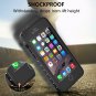 iPhone 6S/6 Plus Waterproof Case Shockproof Underwater Snowproof SandProof Black