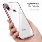 Case for iPhone X/Xs with Ultra Thin Slim Fit Soft Silicone TPU Cover Rose Gold