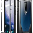 OnePlus 7 Pro Rugged Clear Case FullBody Hybrid Shockproof Bumper Cover Black