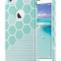 iPhone 6/6s Plus Case Dual Layer Soft Silicone Hard Back Honey Comb Stripes
