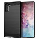 Samsung Galaxy Note 10 Case Soft AntiFingerprint FullBody Black Brushed TPU