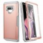 For Galaxy Note 9 Case FullBody Heavy Duty Protection Shockproof Rugged Rose