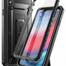 Case for iPhone Xs Max FullBody Rugged Holster BuiltIn Screen kickstand Black