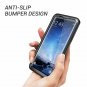 Case for Galaxy S9 Plus Builtin Screen Protector Shockproof Slim Metallic Black