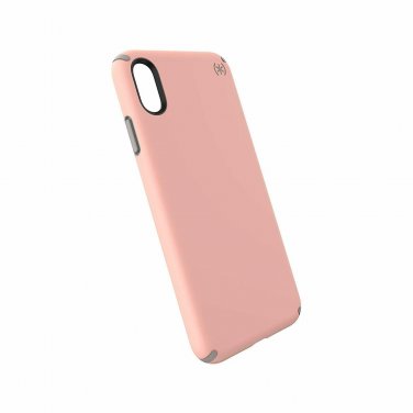 iPhone Xs Max Case Two tough and durable layers of protection Cover Peach Grey
