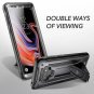 Galaxy Note 9 Case Kickstand Full Body Builtin Screen Protector Shockproof Black