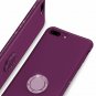 iPhone 7/8 Plus Case Glitter Bling Diamond Rhinestone Bumper Ring Stand Purple