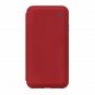 iPhone Xs Max Case Folio Leather Shock Absorbing Card Slot holds Red/Heartrate