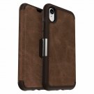 For iPhone XR Case included holster doubles a kickstand handsfree Brown Leather