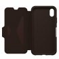 For iPhone XR Case included holster doubles a kickstand handsfree Brown Leather