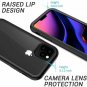 iPhone 11 Pro Case Tempered Glass Screen Protector Full Body Shockproof Black