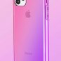 For iPhone 11 Pro Max Case Shock Resistant Flexible TPU Rubber Soft Pink/Purple