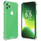 iPhone 11 Pro Max Case Thin Slim Hybrid Hard PC with Soft TPU Bumper Clear