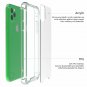 iPhone 11 Pro Max Case Thin Slim Hybrid Hard PC with Soft TPU Bumper Clear