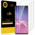 Screen Protector Galaxy S10 Plus HD Clear 3 Pack Friendly Bubble Free Warranty